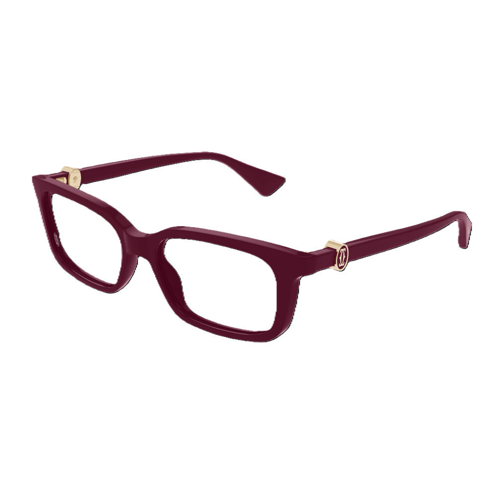 Cartier CT0525o-007 Eyeglasses Burgundy Acetate